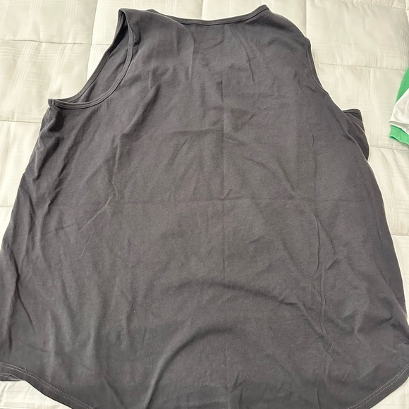 Life Is Good Charcoal Tank Top with Martini Design - Picture 3 of 3